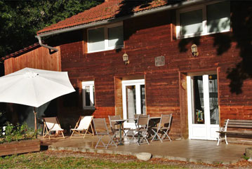 Chambre lits gîte à l'Orée du Bois